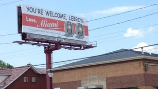 Next Story Image: You're welcome: Radio station pokes fun at LeBron with billboard